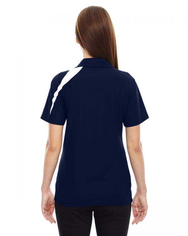 Navy blue polo t shirt women's store