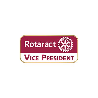 Rotaract Vice President Cloisonne Lapel Pin