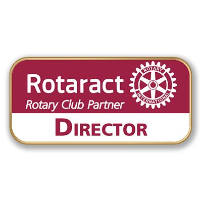 Rotaract Color Cloisonne Director Lapel Pin