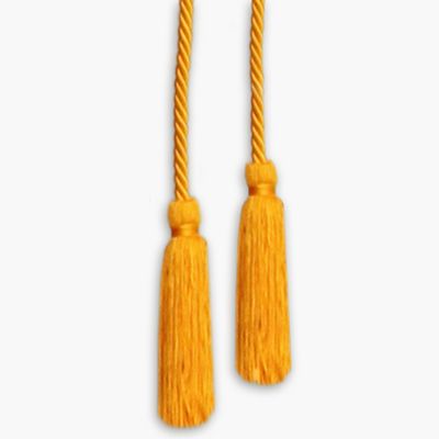 9' Golden Yellow Rayon Cord & Tassels                                                                                   