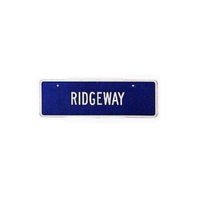 6" x 18" Double-Faced Auxiliary Sign