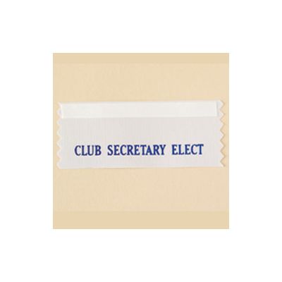 Club Secretary Elect