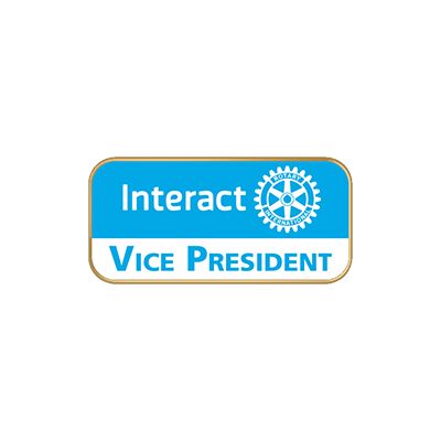 Interact Color Cloisonne Vice President Magnetic Lapel Pin