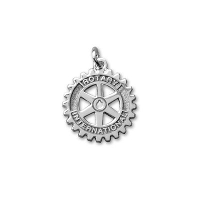 5/8" Diameter Charm - Silver Plated