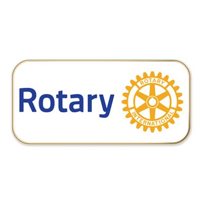 White Rotary Masterbrand Lapel Pin