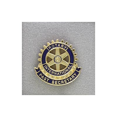 Past Secretary Lapel Pin - 1/2" Dia. Gold Plated