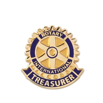 Club Treasurer Magnetic Lapel Pin