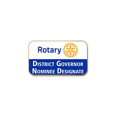 District Governor Nominee Designate MB Magnet Lapel Pin