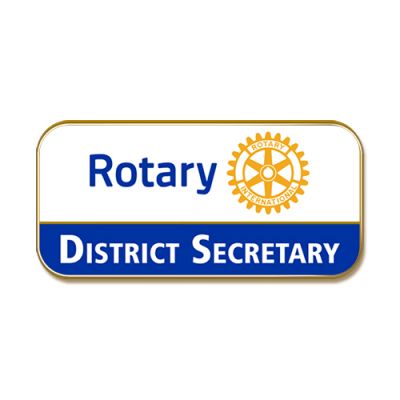 District Secretary, Masterbrand Magnetic Lapel Pin