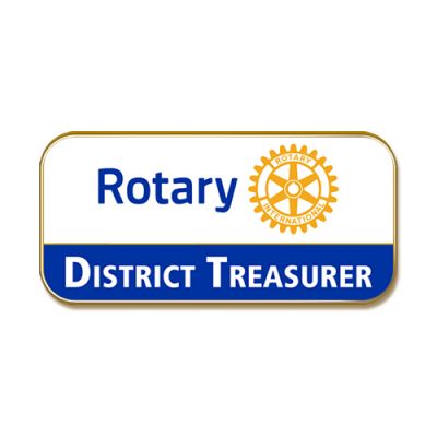 District Treasurer, Masterbrand Magnetic Lapel Pin