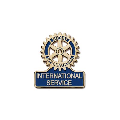 International Service Lapel Pin