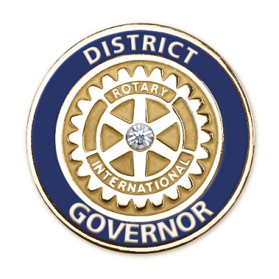 District Governor Lapel Magnet - Gold Plated