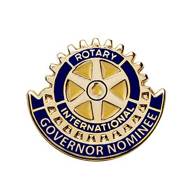 GP Governor Nominee Ribbon Style Magnetic Lapel Pin