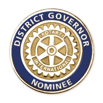 GP Governor Nominee Ribbon Style Magnetic Lapel Pin