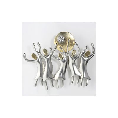 Celebration of Women in Rotary Magnet Brooch