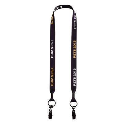 Customized Lanyard, 3/4" with Bulldog Clip Ends