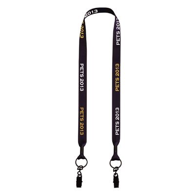 Customized Lanyard, 3/4" with Bulldog Clip Ends