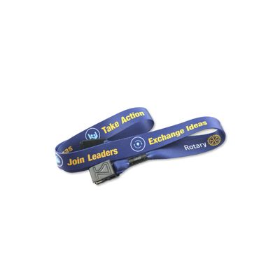 3/4-inch Dye-Sublimated MBS & JET Lanyard