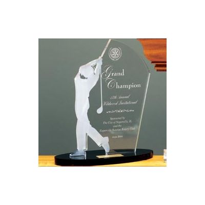 The Masters Etched Acrylic Golf Award