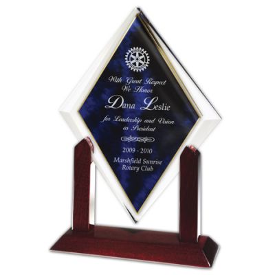 Blue Diamond Acrylic Award