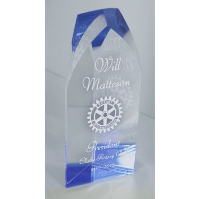 Crystal Reflective Tower Award
