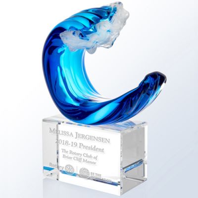 Tidal Wave Art Glass Award