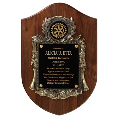 Deluxe Past District Governor Award Plaque