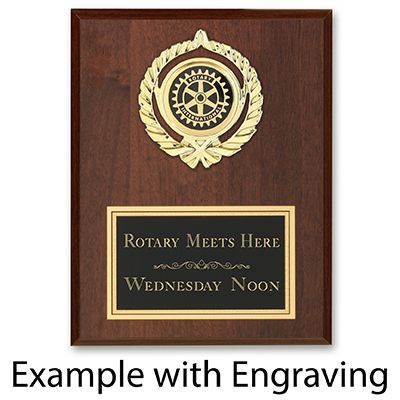 7" x 9" - Extra Large Golden Wreath Award Plaque