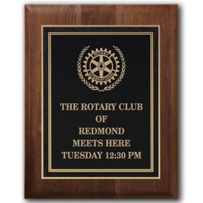 Walnut Rotary Meets Here Plaque