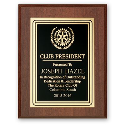 Club President Plaque - Club Executive Series