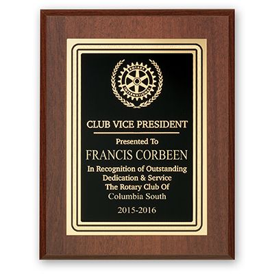 Vice President Plaque - Club Executive Series
