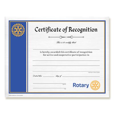 Certificate Of Charter Membership