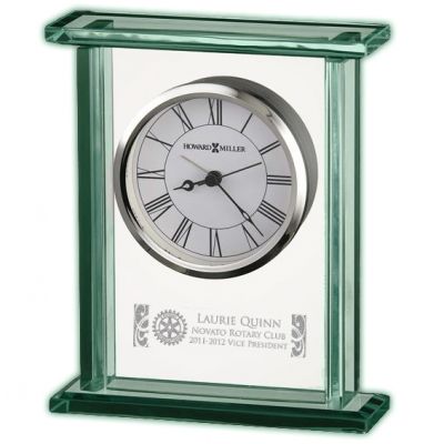 Custom Glass & Chrome Carriage Clock