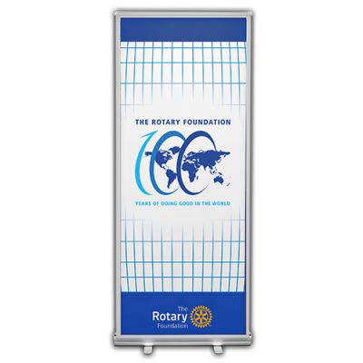 Rotary Foundation Centennial Retractable Banner                                                                         