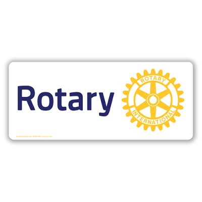 Magnetic Car Sign - Rotary Masterbrand