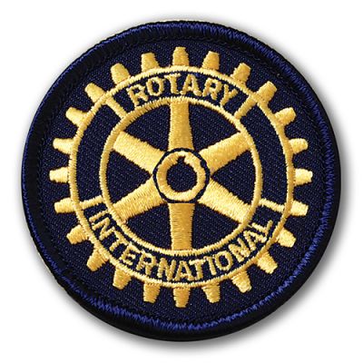 2-1/4" Embroidered Rotary International Patch