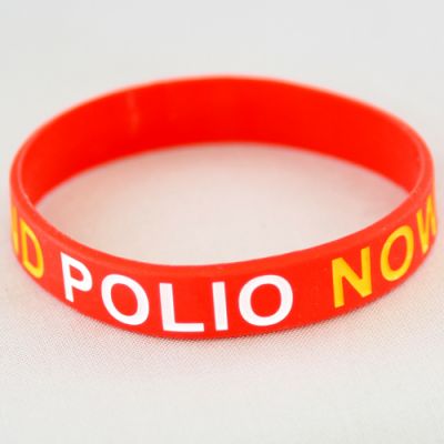 End Polio Now Silicone Wristband