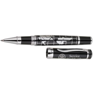 World Map Rollerball Pen