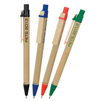 Customized Recycled Paper Barrel Ballpoint Pen