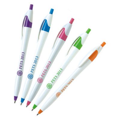 Customized Plastic Splash Retractable Ballpoint Pen