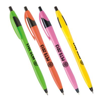 Customized Plastic Tropical Retractable Ballpoint Pen