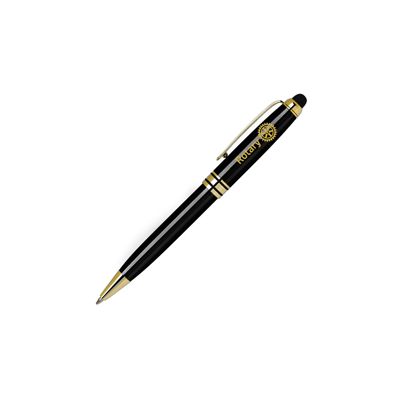 Black Brass Stylus Ballpoint Pen