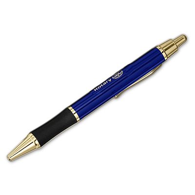 The Monaco Gold Brass Ballpoint with Masterbrand Signature Logo