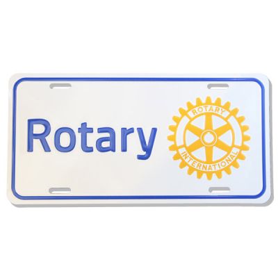 Rotary Masterbrand Aluminum License Plate