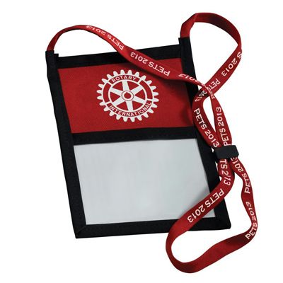 Customized Badge Holder, Nylon Trade Show Organizer