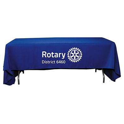 Custom Table Cover 6ft - 1 Color Imprint