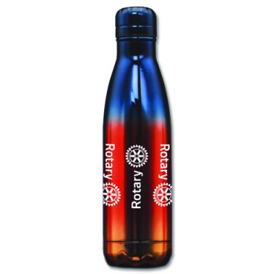 Multi-Colored 17 oz. Vacuum Sealed Stainless Steel Bottle