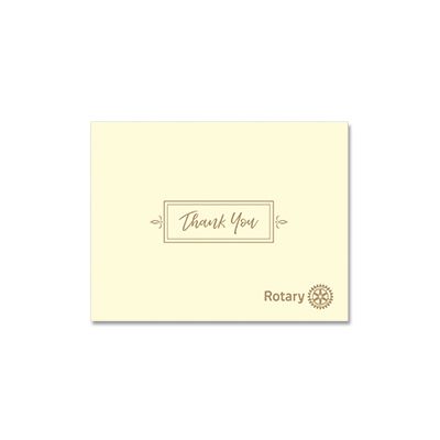 Thank You Card with Envelope - Pack of 10