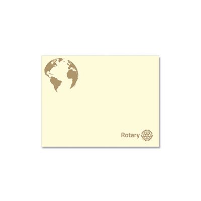 Rotary Masterbrand Card with Envelope - Pack of 10