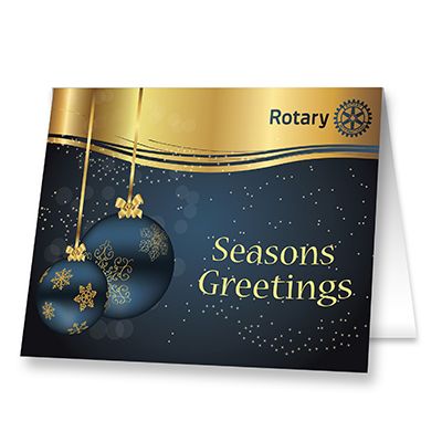 Season's Greetings Card with Envelope - Pack of 10